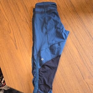 lululemon athletica Kids Navy and Black Leggings